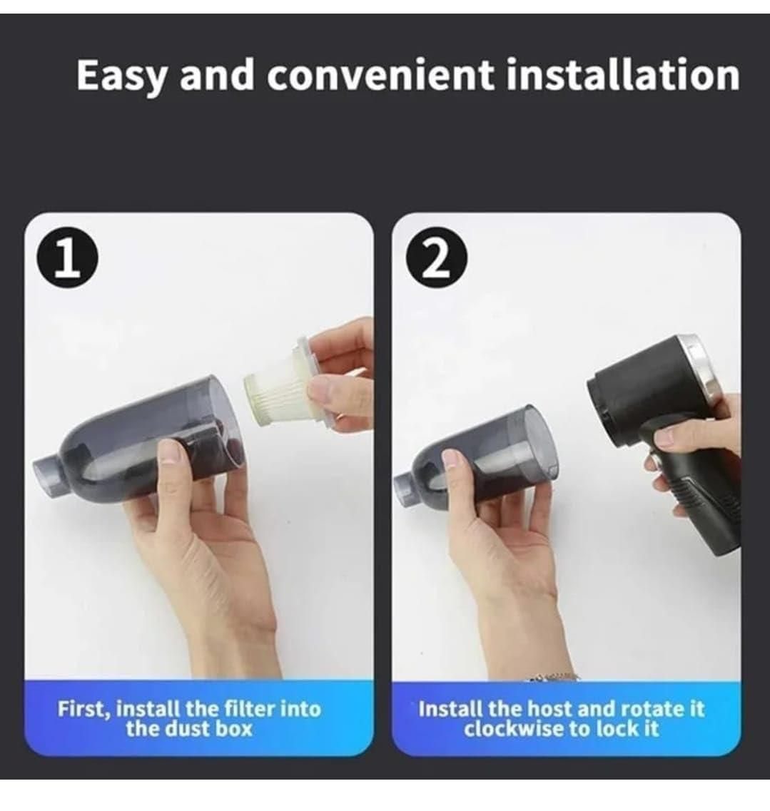 Compact Handheld Car & Home Vacuum