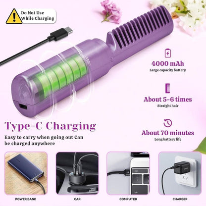 Mini Rechargeable Hair Straightener