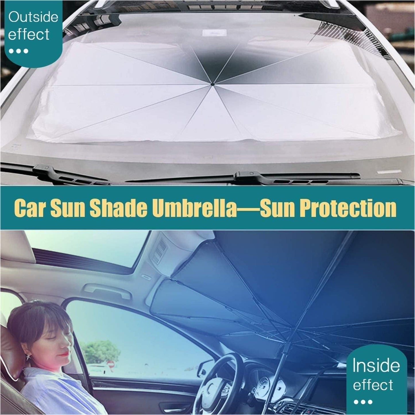 Foldable Car Sun Shade Umbrella