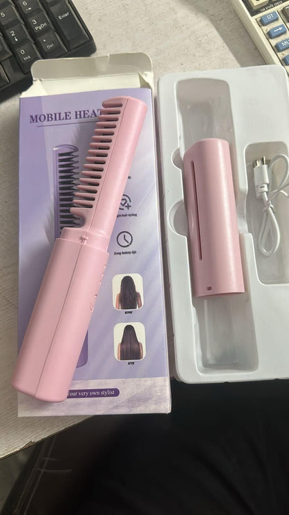 Mini Rechargeable Hair Straightener